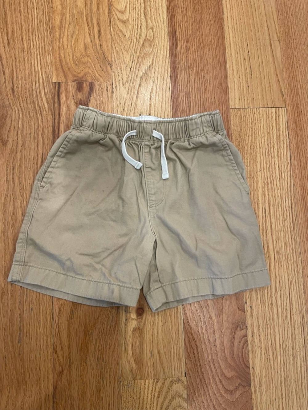 Boys’ soft twill drawstring dock short
